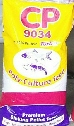 Cp 9034 Turbo 1 8mm Sinking Fish Feed Protein 20 Fat 2