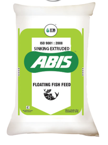 Abis Sinking Feed 3mm Fish Feed Protein 26 Fat 5 50kg