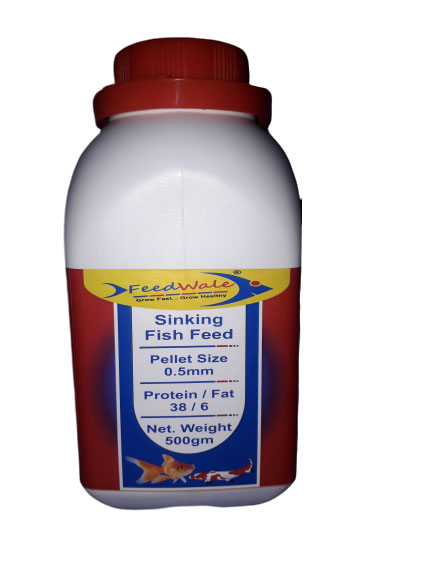 Feedwale 0 5mm Sinking Aquarium Fish Feed 500gm Premium Quality Fish Food