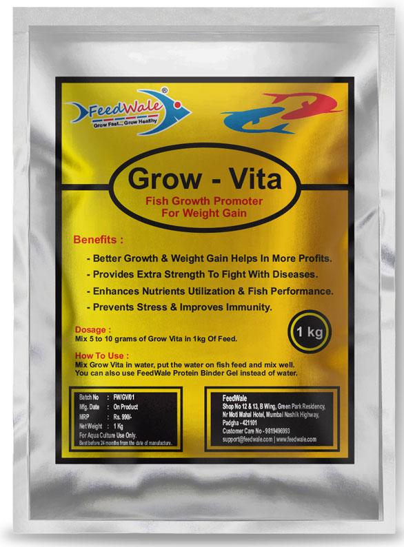FeedWale Grow Vita Fish Growth Promoter For Faster Weight Gain