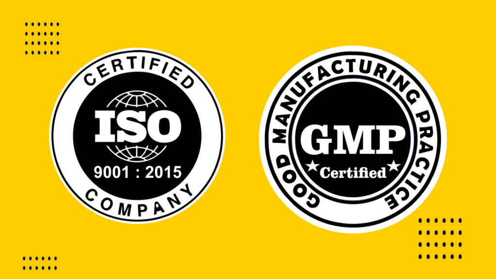 ISO & GMP Certified Company