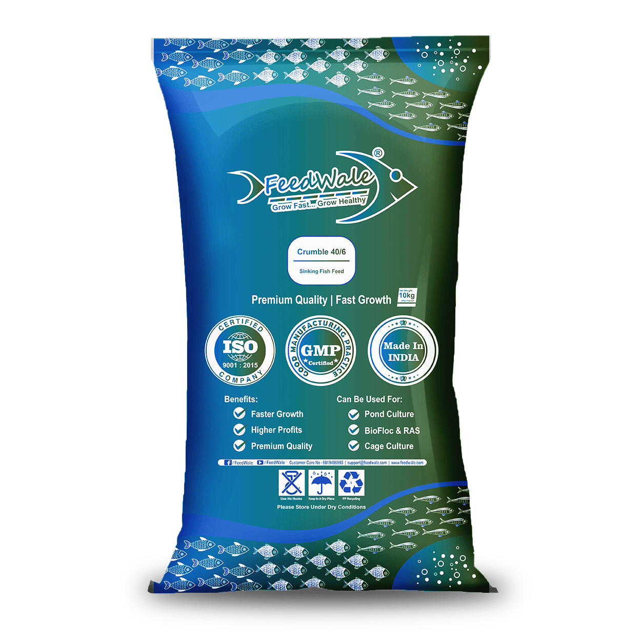 Sinking fish food clearance for ponds