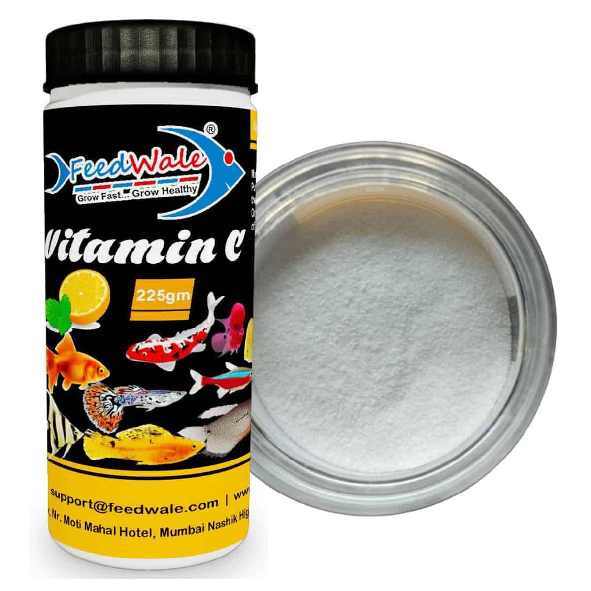 FeedWale Aquarium Vitamin C 225gm Supplement - FeedWale - Marine Aquarium Supplement For Aquarium Care